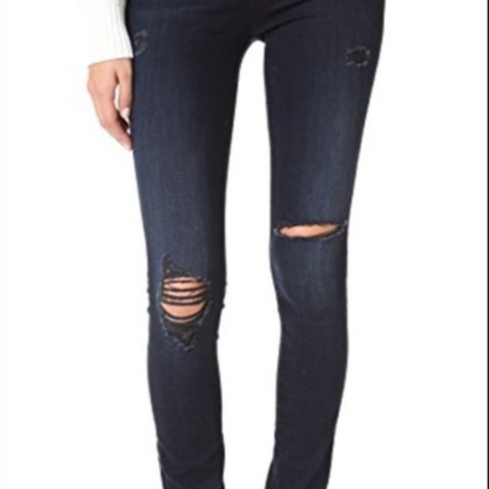 J Brand Maria Destructed Sanctity Skinny Jeans 26